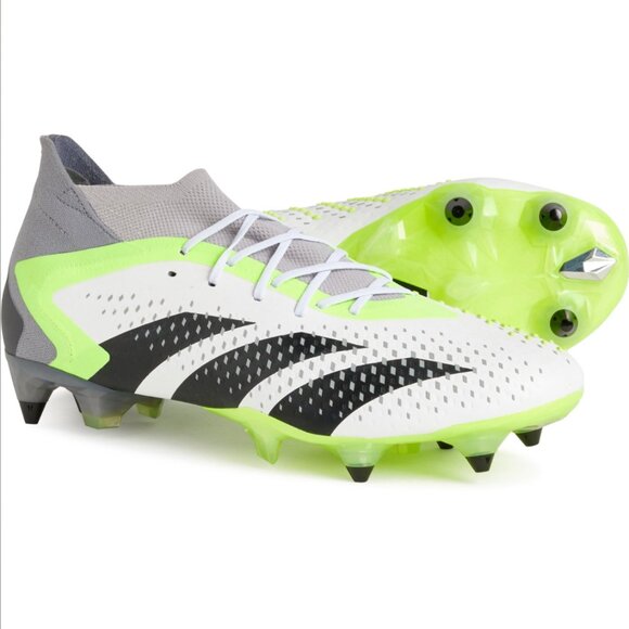 NEW adidas Predator Accuracy.1 SG IF2294 Men's Size 10 White Yellow $260 BOX - Picture 1 of 9